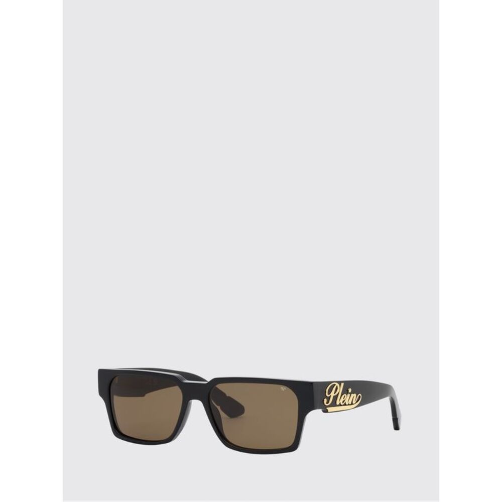 Philipp Plein Men Philipp Plein Rectangular Acetate Shield Sunglasses